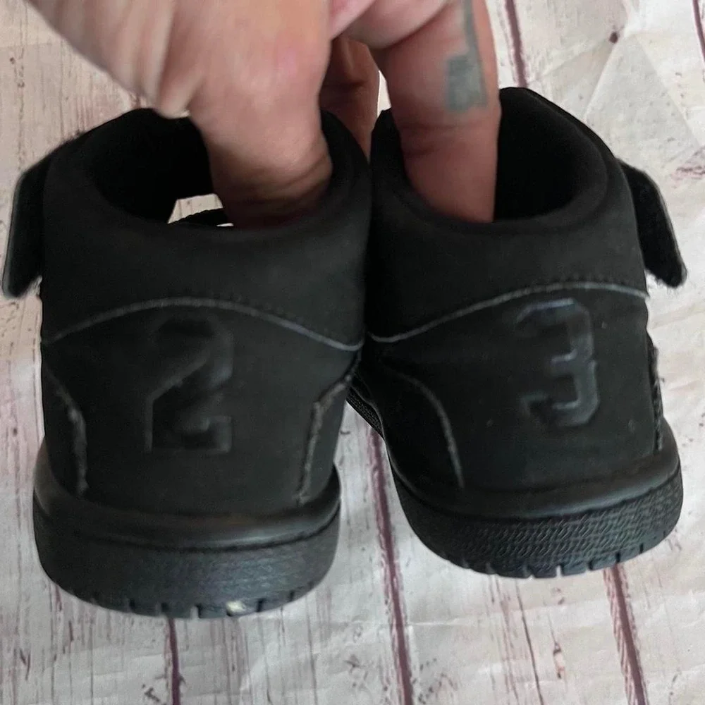 Black Jordan Flight 1 #881436-010 Toddler Sz 7 Sneakers